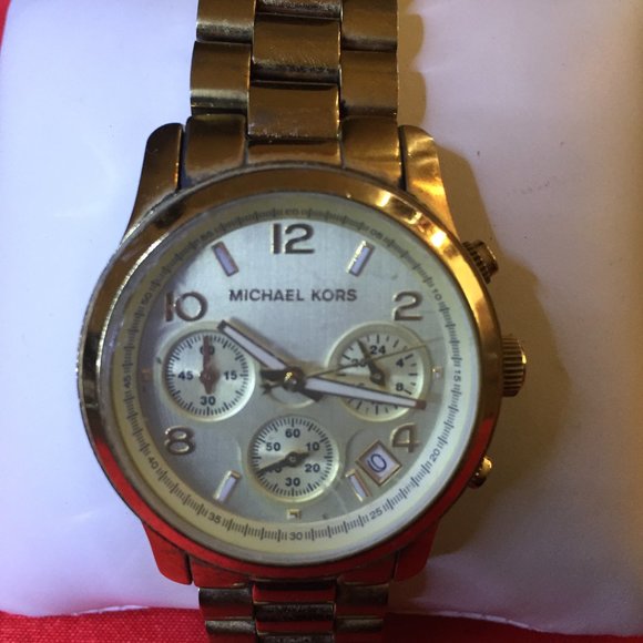 MICHAEL KORS Midsized Gold-tone Unisex Watch - Picture 1 of 3